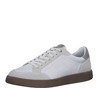 s.Oliver Men's 5-5-13633-30 Sneaker, White Khaki, 8 UK