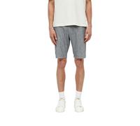 s.Oliver Men's Bermuda Shorts Linen Mix Straight Leg 2179296, Blue, 24