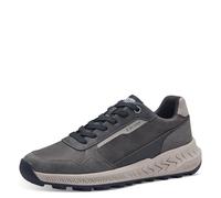 s.Oliver Men's Flat Trainers with Laces Low Top, Grey Comb, 9.5 UK