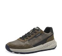 s.Oliver Men's Flat Trainers with Laces Low Top, Khaki Comb, 10 UK