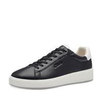 s.Oliver Men's Flat Trainers with Thick Sole Vegan, Black, 8 UK