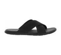 s.Oliver Men's Leather Flat Toe Separator, black, 10 UK