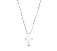 s.Oliver Men's necklace with pendant, cross, comes in a jewelry gift box