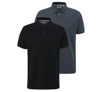 s.Oliver Mens Polo Shirt 2-Pack Basic, Pique Collar, Cotton, Solid