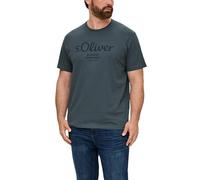 s.Oliver Men's Short Sleeve T-Shirt, darkslategray, 4XL