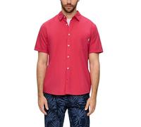 s.Oliver Men's Short-Sleeved Shirt, Red 3310, L