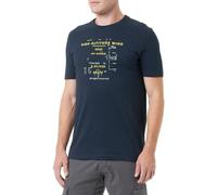 s.Oliver Men's Short-Sleeved T-Shirt, Blue, S