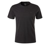 S.Oliver Men's T-Shirt - Basic, Crew Neck, Cotton, Solid Color