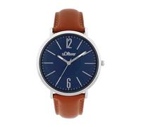 s.Oliver Men's watch chronograph leather 2038386