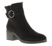 S Oliver Microfibre Up Women's Black Ankle Boots, Size: 5