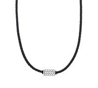 s.Oliver Necklace Boy's Kids Sets, 40+3 cm, Black, Comes in jewelry gift box, 2031537