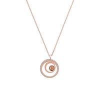 s.Oliver necklace with pendant made of stainless steel/925 sterling silver for women, necklace, with crystal, comes in a jewelry gift box