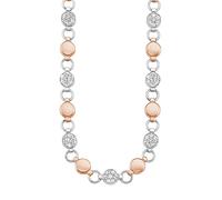 s.Oliver Necklace Women Sets, with Crystal, 42+3 cm, Multicolor, Comes in jewelry gift box, 9239436