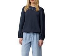 s.Oliver O Shape Puff Sleeve Blouse, Navy, 10
