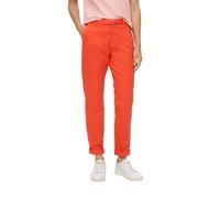 s.Oliver Orange Belted Chino Trousers, 2590 Orange, 8