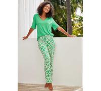 s.Oliver Printed Long Pyjamas Green Print