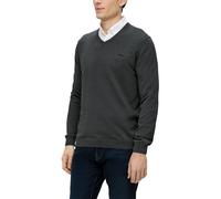 Knit jumper with embroidered logo s.Oliver Gris M