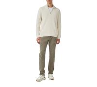 Cotton sweater with a trucker collar s.Oliver Gris 3XL