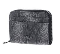 s.Oliver purse Zip Around Wallet Grey / Black