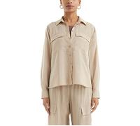 s.Oliver -qs Blouse Beige size 36 | Button-Down Shirts Outlet | Women | Brown 36