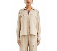 s.Oliver -qs Blouse Beige size 42 | Button-Down Shirts Outlet | Women | Brown 42