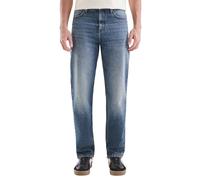 Loose Fit Straight Leg Jeans QS Bleu 36x32