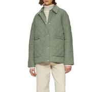 s.Oliver Quilted jacket with corduroy details, Dark sage green, 10