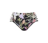 s.Oliver RED LABEL Beachwear LM Women's Herbst Bikini Bottoms, Schwarz Bedruckt, 36