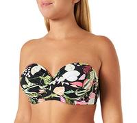 s.Oliver RED LABEL Beachwear LM Women's Herbst Bikini, Schwarz Bedruckt, 36 D