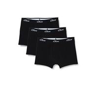 s.Oliver RED LABEL Bodywear LM Men's S.Oliver Basic 3X Boxer Shorts, Black, XXL (Pack of 3)