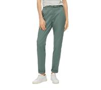 s.Oliver Regular: Chino Trousers with Belt, 0210 White, 12