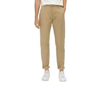 s.Oliver Regular: Chino Trousers with Belt, Beige 8238, 8