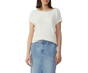 s.Oliver Relaxed Fit Textured Shirt, Cream, 10