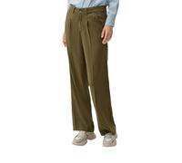 s.Oliver Relaxed: Lyocell Mix Trousers, Olive Green, 18