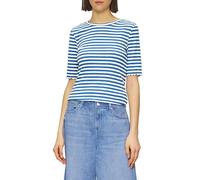 s.Oliver Ribbed T-Shirt with Trim, Royal Blue, 10