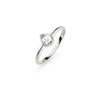 s.Oliver Ring - Elegant Ring Made of Polished Stainless Steel - Silver - Waterproof and Skin-friendly