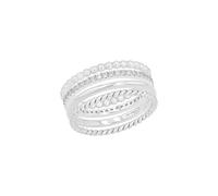 s.Oliver Ring Women Rings, with Zirconia synth., Silver, Comes in jewelry gift box, 2015039