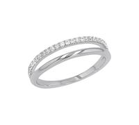 s.Oliver Ring Women Rings, with Zirconia synth., Silver, Comes in jewelry gift box, 2022728