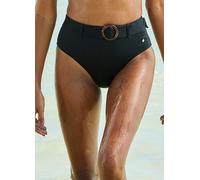 s.Oliver 'Rome' High Waisted Bikini Briefs Black