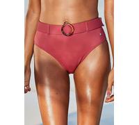 s.Oliver 'Rome' High Waisted Bikini Briefs Russet