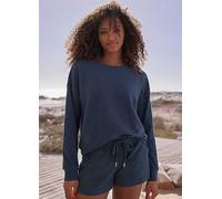 s.Oliver Round Neck Cotton Sweatshirt Petrol