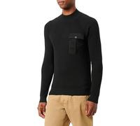 s.Oliver Sales GmbH & Co. KG / s.Oliver Men's Ribbed Knit Jumper, Black, S