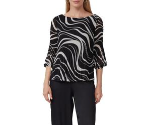 s.Oliver Schwarz LABEL Blouse 3/4 Sleeve, 99a3, 10