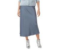 s.Oliver Shiny Satin Midi Skirt, 5456_Blue, 8