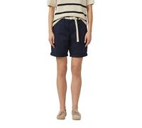 s.Oliver Shorts with Braided Belt and Garment Dye, 5959_Navy, 10