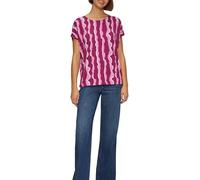 s.Oliver Sleeveless T-Shirt Made from Flowing Viscose Stretch, Pink 44B5, S