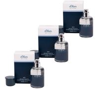 S.oliver SO PURE MEN Eau De Toilette 3 X 30 Ml Edt Spray For Man