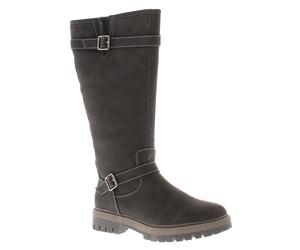 S Oliver Spirit Womens Black Long Boots, Size: 7