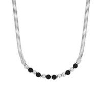 s.Oliver Stainless steel ladies necklace with crystal, comes in a jewelry gift box