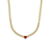 s.Oliver Stainless steel ladies necklace with crystal, comes in a jewelry gift box